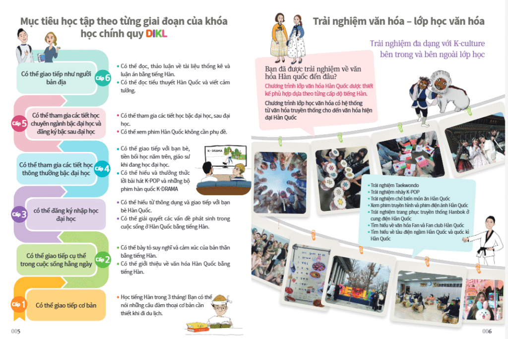 Chương trình chính quy - Viện giáo dục ngôn ngữ Hàn Quốc trường đại học Dongguk