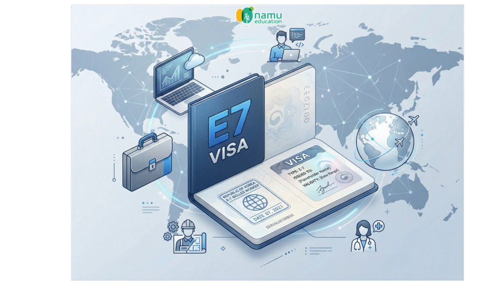 Mức lương Visa E7 năm 2026 theo công bố Bộ Tư pháp Hàn Quốc Thiet ke chua co ten 8 1