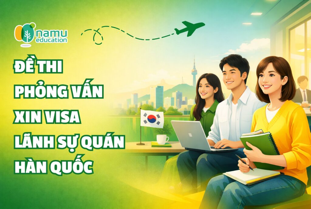 Đề thi phỏng vấn Lãnh sự quán Hàn Quốc 2026: Có khó không? DE THI PHONG VAN LANH SU QUAN HAN QUOC