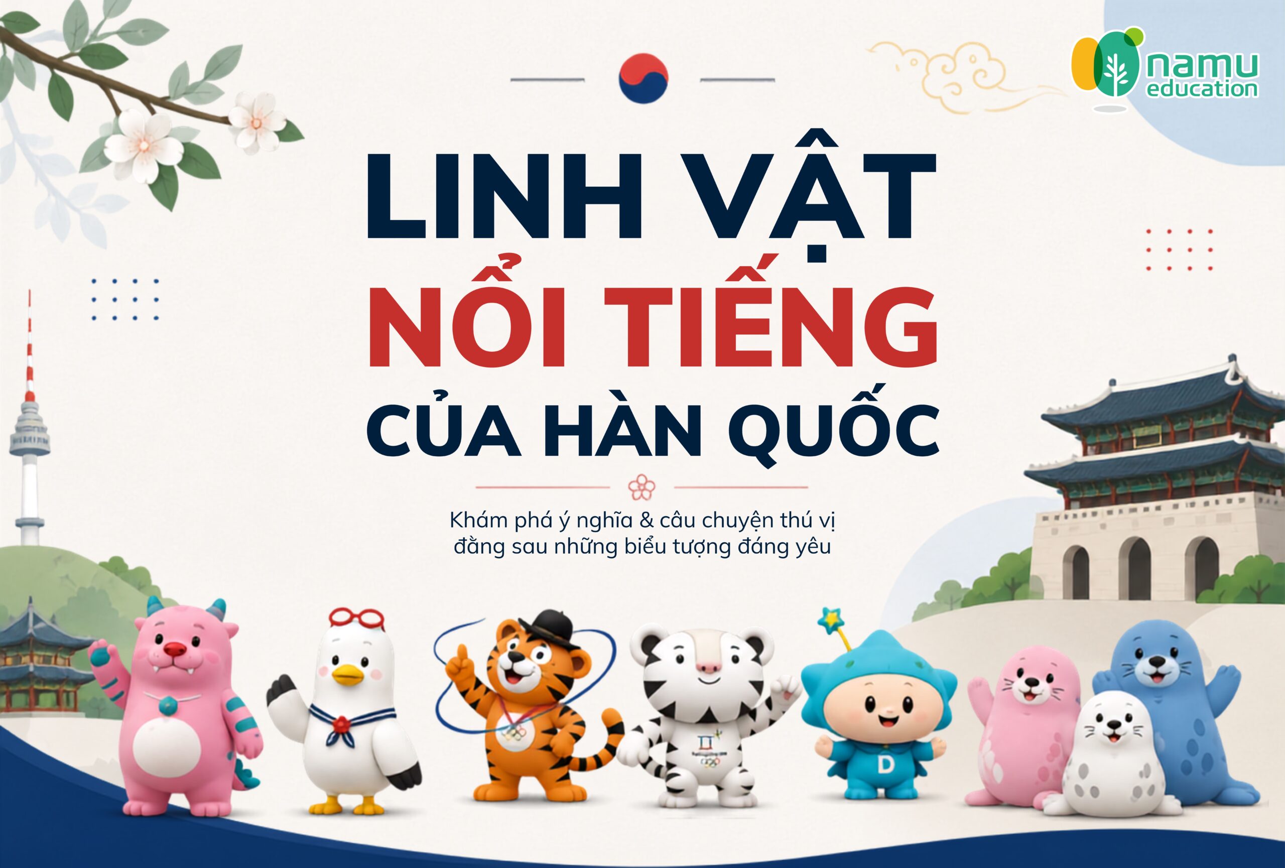 Linh vật nổi tiếng của Hàn Quốc: Khám phá những biểu tượng đáng yêu gắn liền với các thành phố và sự kiện lớn